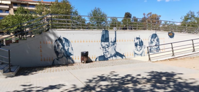 El Ayuntamiento de Cambrils lamenta el acto de vandálico contra uno de los murales de la Galería Urbana.