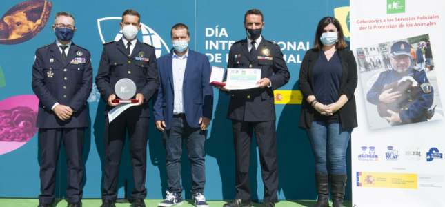 La Policía local de Cambrils recibe un galardón en los servicios policiales por la protección animal La Policía local de Cambrils recibe un galardón en los servicios policiales por la protección animal