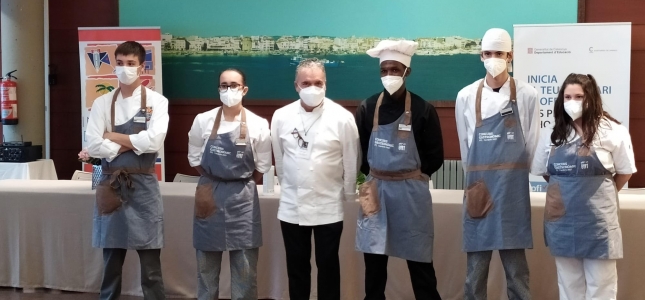 Sergi Sabaté gana el concurso gastronómico del Plan de Transición al Trabajo patrocinado por Dualiza.